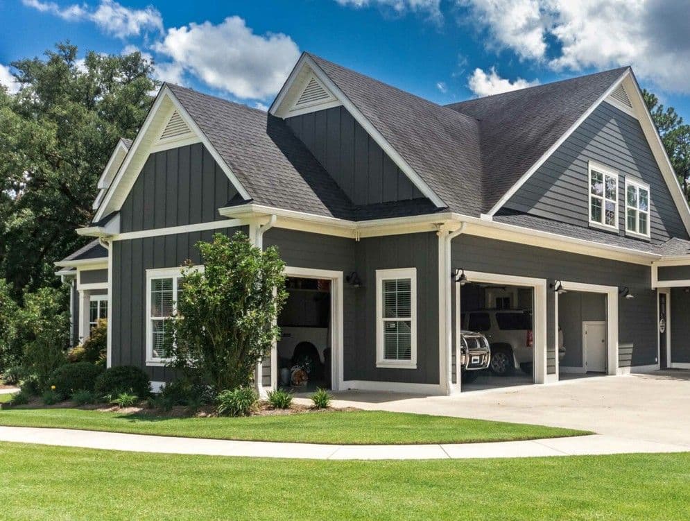 dark premium siding
